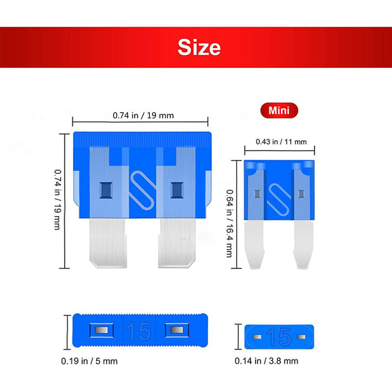 🥳2026 HOT SALE🥳💞50K+ SOLD!🔌🚗 50% OFF! Car Fuse Assortment Kit – Micro, Mini & Standard blade fuses, colour‑coded for easy ID. 100‑300 pcs – be prepared for any electrical fault! 🔧✨