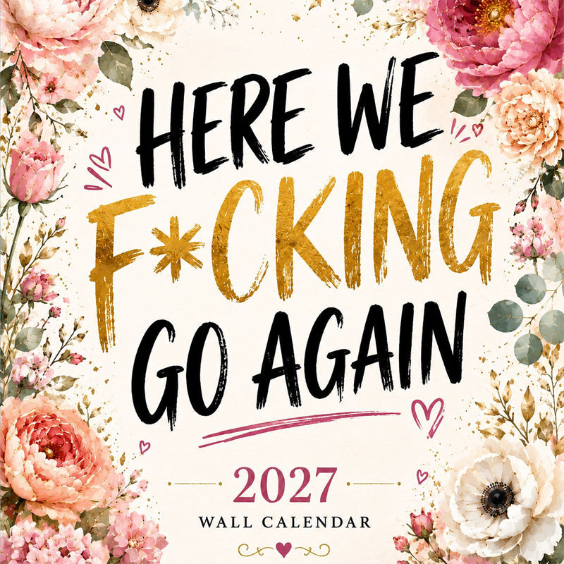 🎁LIMITED SALE BUY 2 GET 1 FREE!!✨💞50K+ SOLD! 🔥Funny 2027 Wall Calendar Calendar for Women