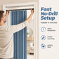 ⏰LIMITED TIME 50% OFF! ⭐No-Drill Magnetic Accordion Door Curtain