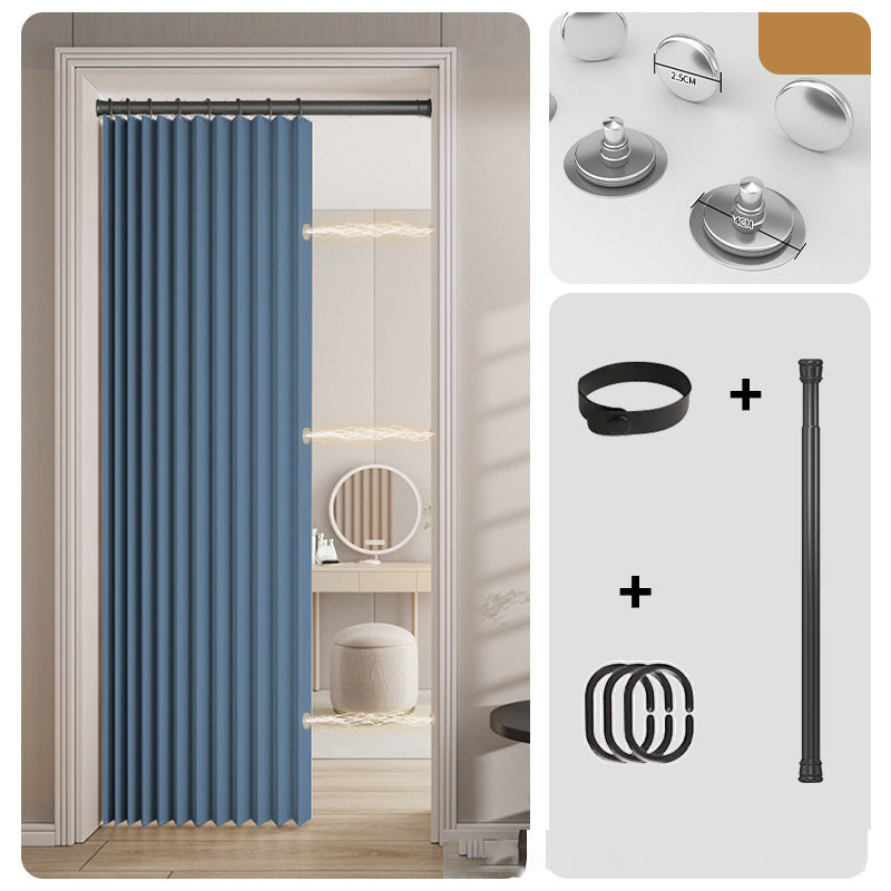 ⏰LIMITED TIME 50% OFF! ⭐No-Drill Magnetic Accordion Door Curtain