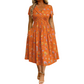 🌸LAST DAY SPECIAL PRICE!!🌸Women's V-Neck Floral Print Dress with Twist Waist
