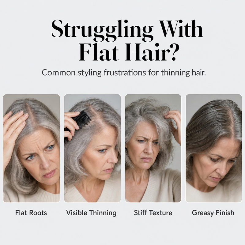 💁 LIMITED-TIME 50% OFF! Fluffy Hair Shaping Spray, Long Lasting Peach Scent Volumizing Hair Mist for All-Day Hold