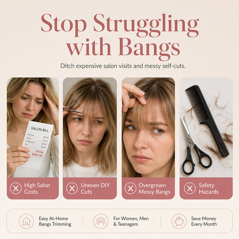🎉✨Buy 1 Get 1 Free Limited Offer！🎁Portable Dual-Use Hair Trimming Comb