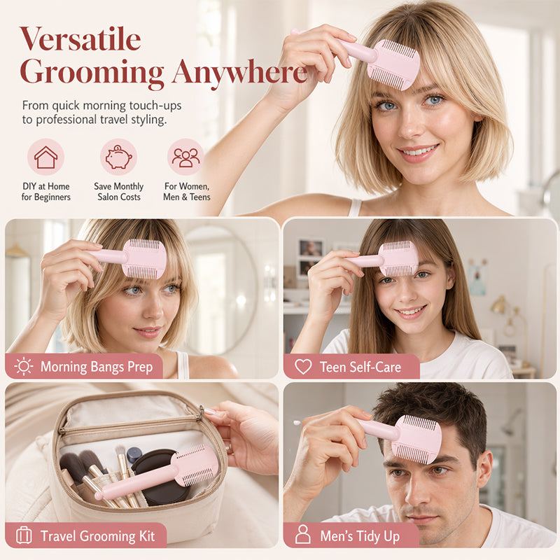 🎉✨Buy 1 Get 1 Free Limited Offer！🎁Portable Dual-Use Hair Trimming Comb