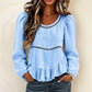 Women's Casual Puff Sleeve Blouse
