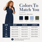 Women's 3/4 Sleeve Shirt Dress with Belt