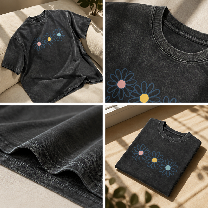 Vintage Streetwear Daisy Tee