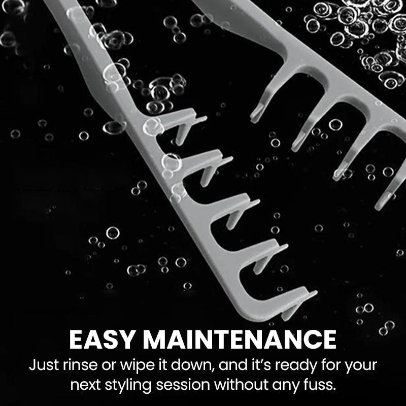 🏆 Last Day Special Price £9.99! 🔥Buy 1 Get 1 Free🎁Wide-tooth volumizing comb – Professional styling comb for men and wome