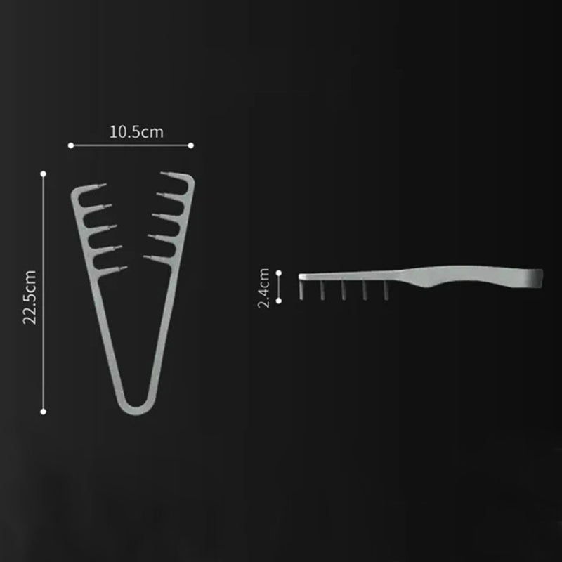 🏆 Last Day Special Price £9.99! 🔥Buy 1 Get 1 Free🎁Wide-tooth volumizing comb – Professional styling comb for men and wome