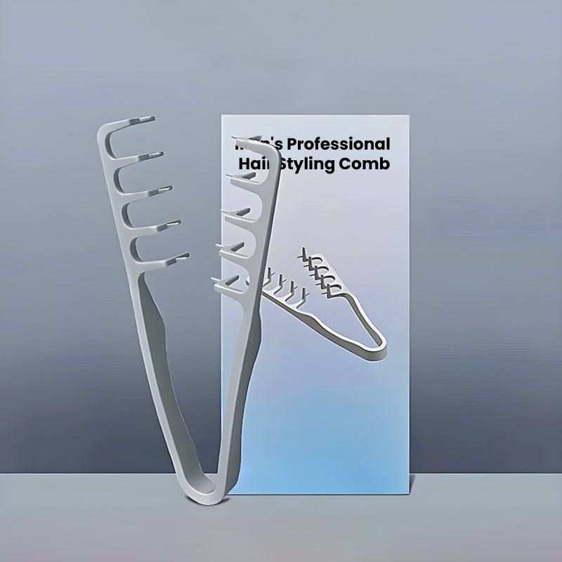 🏆 Last Day Special Price £9.99! 🔥Buy 1 Get 1 Free🎁Wide-tooth volumizing comb – Professional styling comb for men and wome