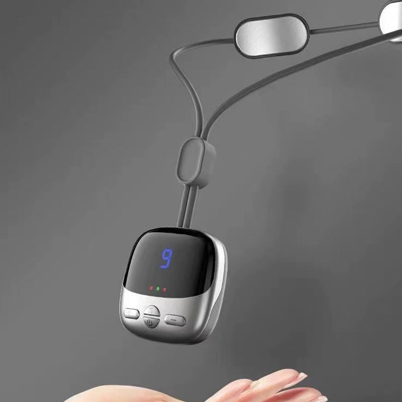 🥳2026 HOT SALE🥳💞50K+ SOLD! 🧘‍♀️💆 50% OFF! Pendant Neck Massager – wearable design, 3 heat levels & 9 intensities melt away stiffness. No more painkillers – gentle electrical pulses relax deep neck muscles naturally! 🔥💚