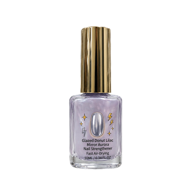 💅Buy 1 Get 1 Free✨Lilac Glossy Mirror Nail Strengthener