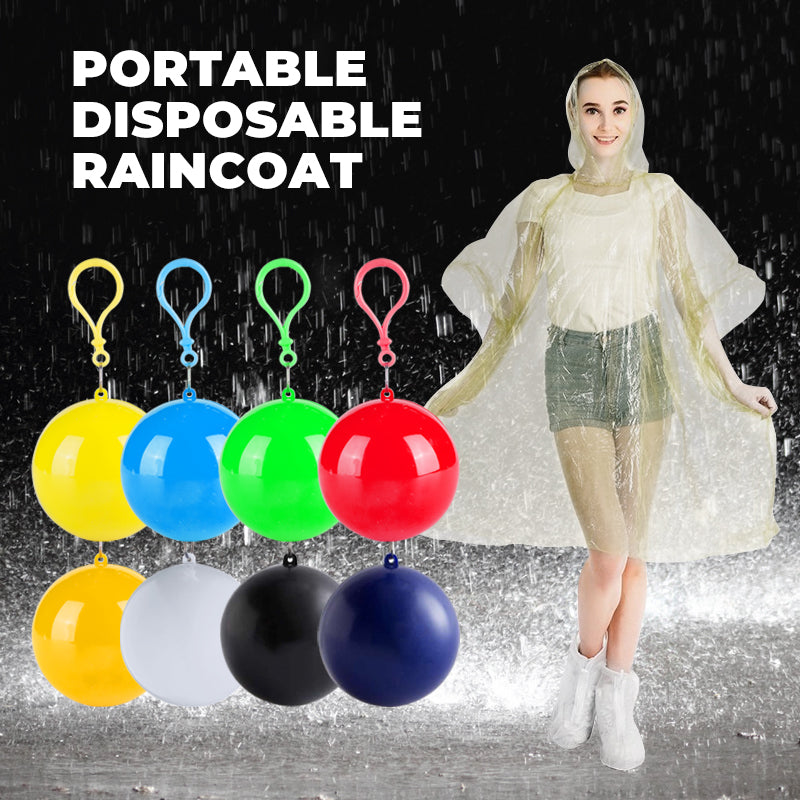 Buy 1 Get 1 Free✨Mini Ball Shape Disposable Raincoat