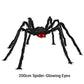 🎃Giant Halloween Spider Web Lights & Hairy Spider Decor – Choose 5m LED Web, 150cm Spider or Complete Set