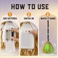 Halloween Electric Witch Broom Decoration