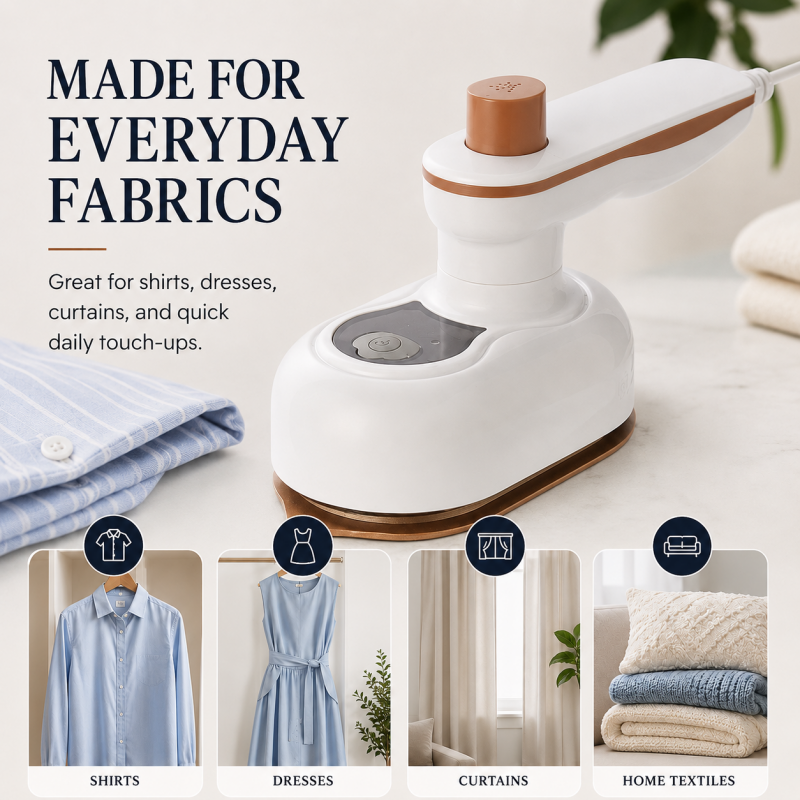 Mini Foldable Handheld Steamer for Travel