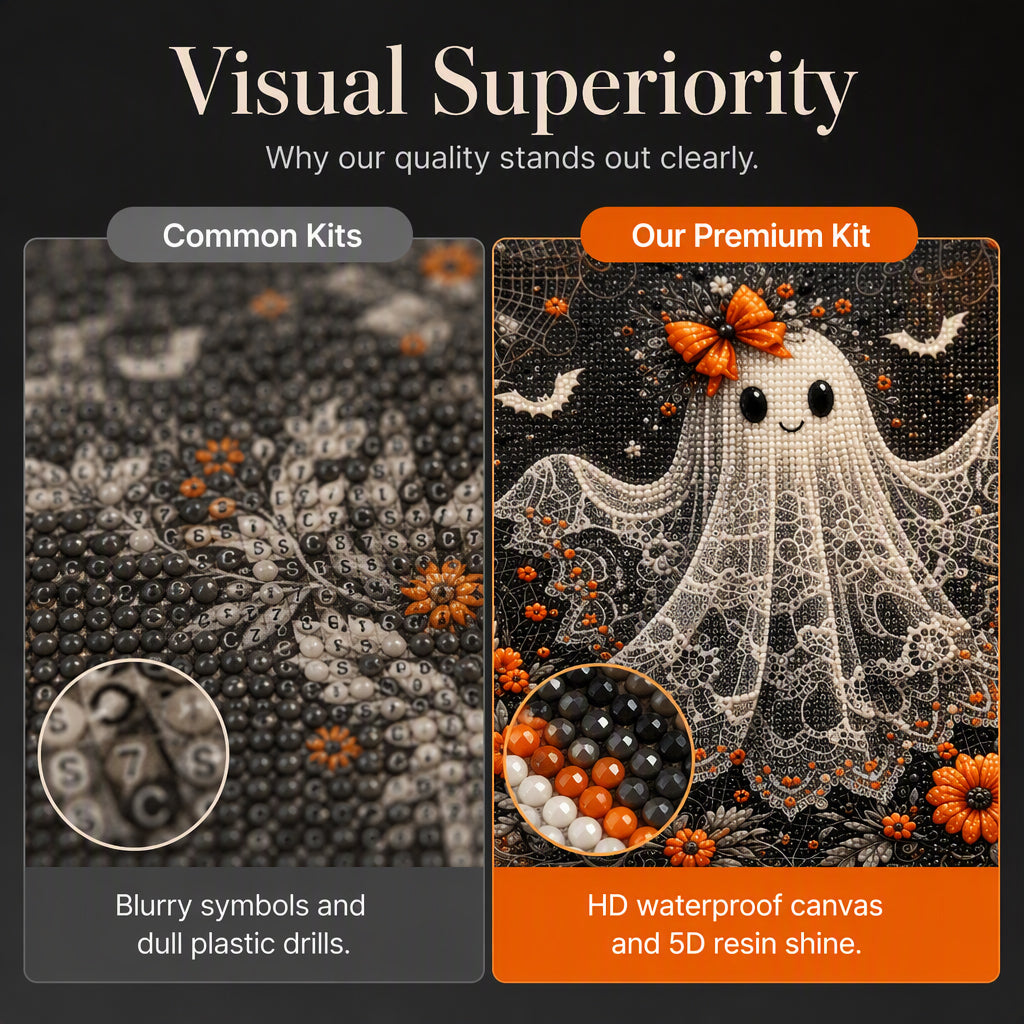 Halloween Cute Ghost DIY Diamond Art Kit