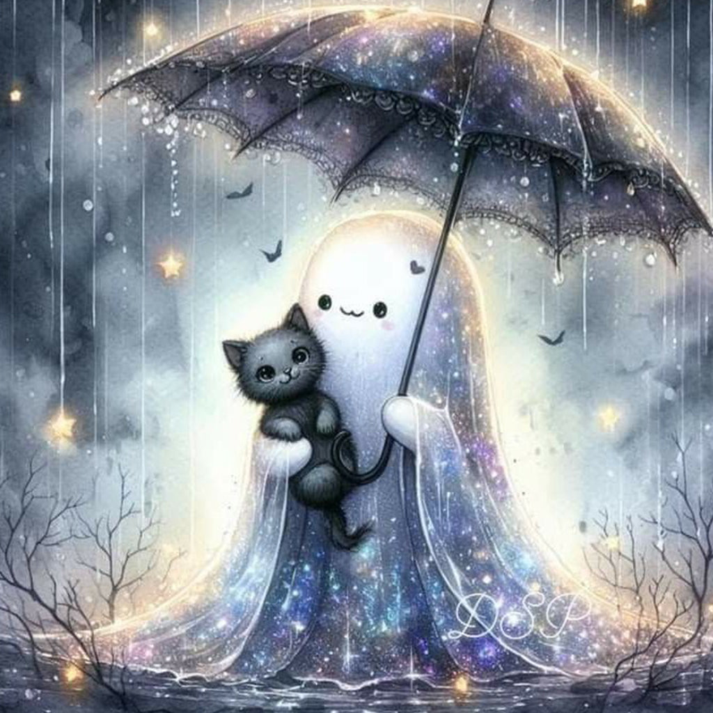 Halloween Cute Ghost DIY Diamond Art Kit