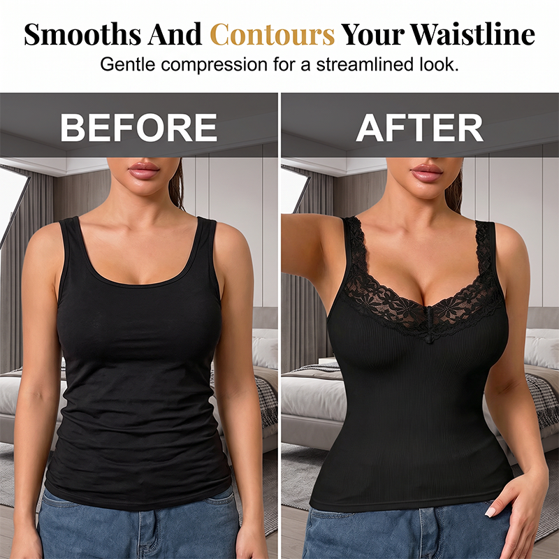 Autumn Early Bird Sale - Women's Plus Size Lace Slim Fit Camisole