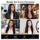 Pre-Plucked Straight Lace Wig – Natural Hairline & Heat-Resistant Design, No More Fake Look
