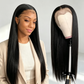 Pre-Plucked Straight Lace Wig – Natural Hairline & Heat-Resistant Design, No More Fake Look