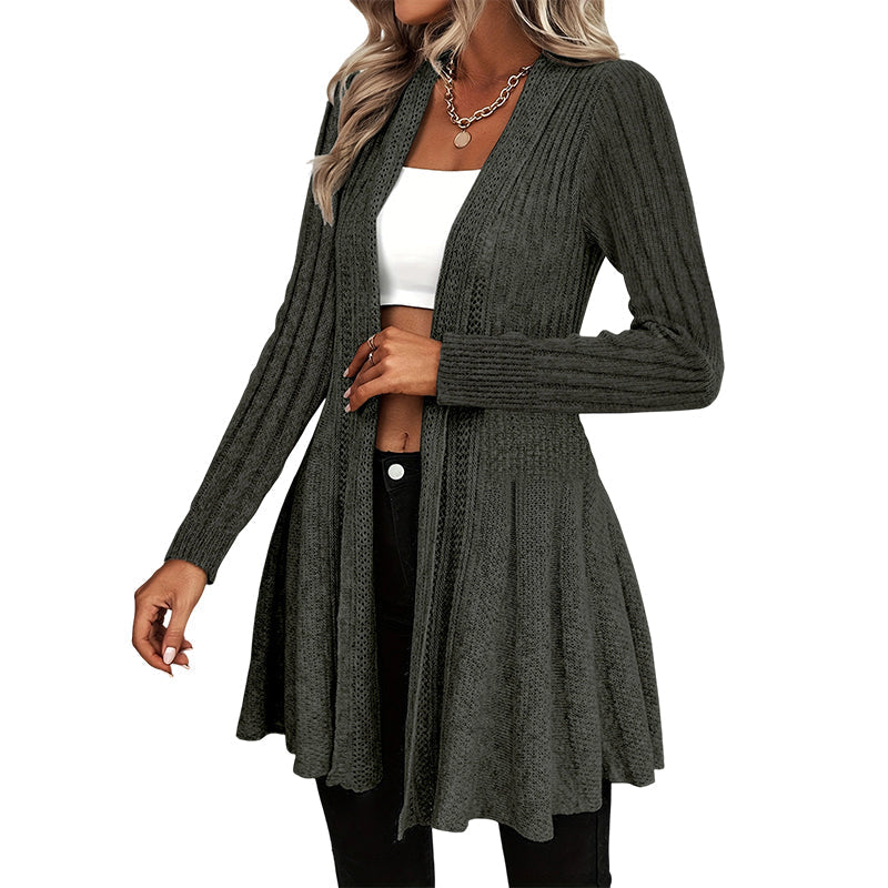 🌸LAST DAY SALE ONLY ￡17.99!!🌻🧥Women's Soft Knit Open-Front Cardigan – Elegant & Easy to Layer