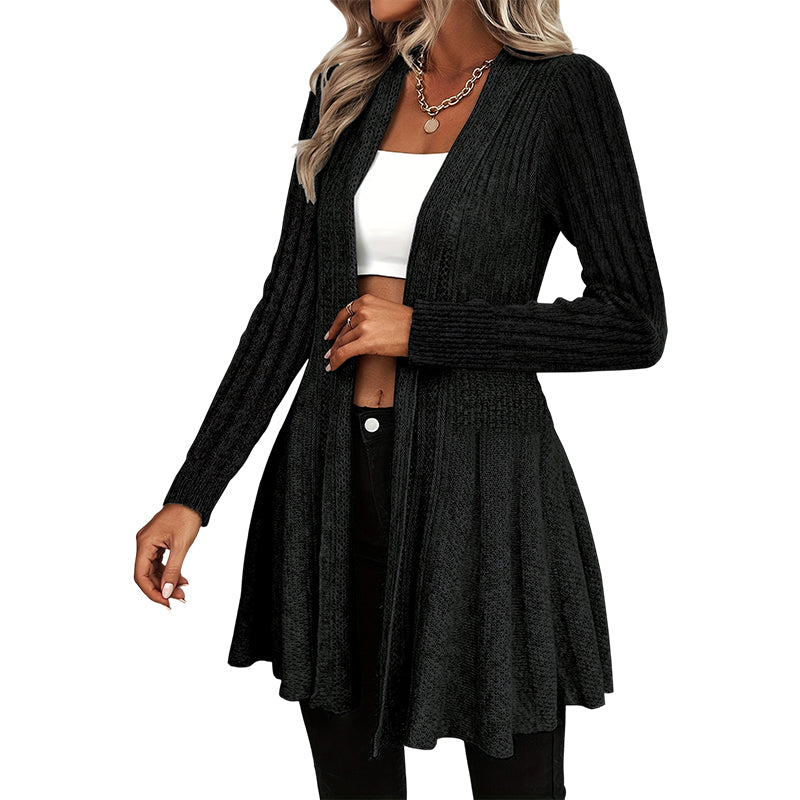 🌸LAST DAY SALE ONLY ￡17.99!!🌻🧥Women's Soft Knit Open-Front Cardigan – Elegant & Easy to Layer