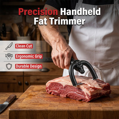🔥 50% OFF! 🥩 Handheld Fat Trimmer for Beef & Pork, Portable Meat Fat Remover Tool, Easy Brisket Trimming BBQ Kitchen Gadget