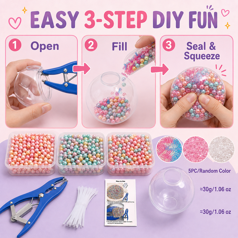 ⏳LAST DAY SALE 70% OFF!⏰DIY Squeeze Ball Making Kit