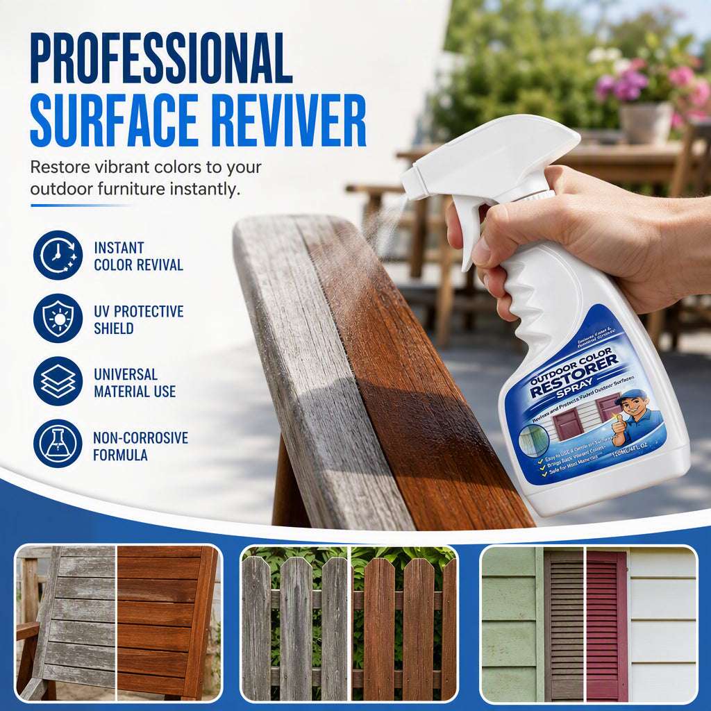 🛡️ 50% OFF! All-Season Wood Restorer – Penetrates deep to restore colour & creates protective shield against UV & moisture. Keep your garden furniture looking new! 🌳💪