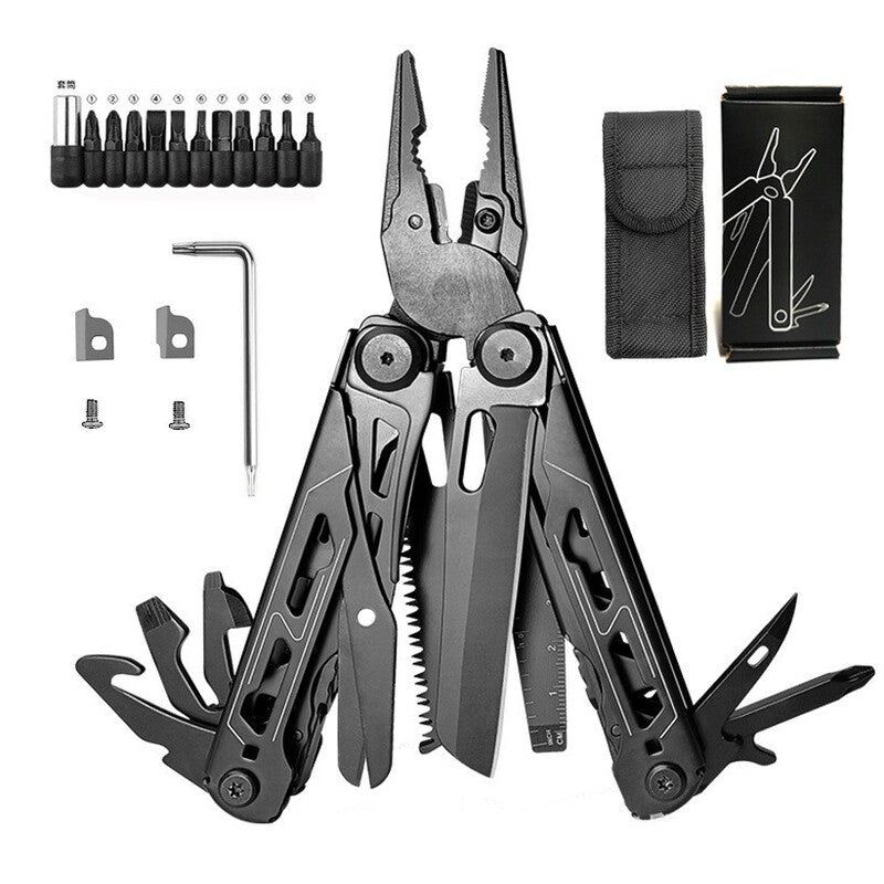 📢📢40% OFF !! ⏰Portable Folding Multi-Tool Pliers with Pouch