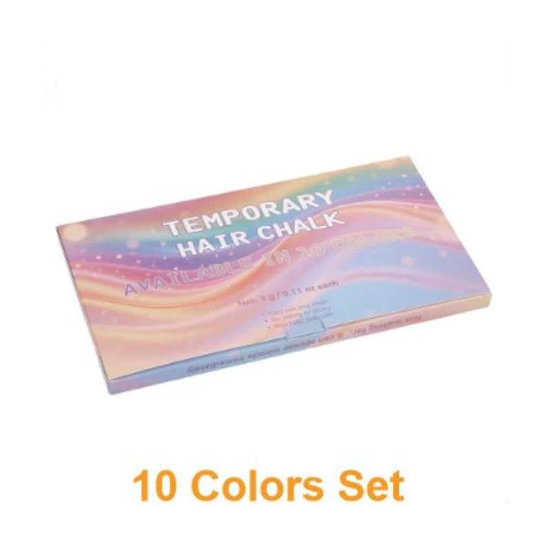 💜Early Christmas Sale-50% OFF💜Temporary Hair Chalk – 12 Wash-Out Colours 🌈 | No Bleach, No Stain | UK-Family Approved ✅