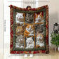 🐱💤 Cozy 9‑Panel Sleeping Cats Blanket – Ultra‑Soft Flannel, Reversible Design, Perfect for Sofa, Bed & Travel 🌙✨