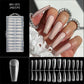 Long Seamless Almond Nail Tips