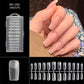 Long Seamless Almond Nail Tips