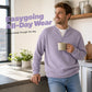 Timeless Comfort | Men's Textured Waffle Layered-Look Long-Sleeve Tee