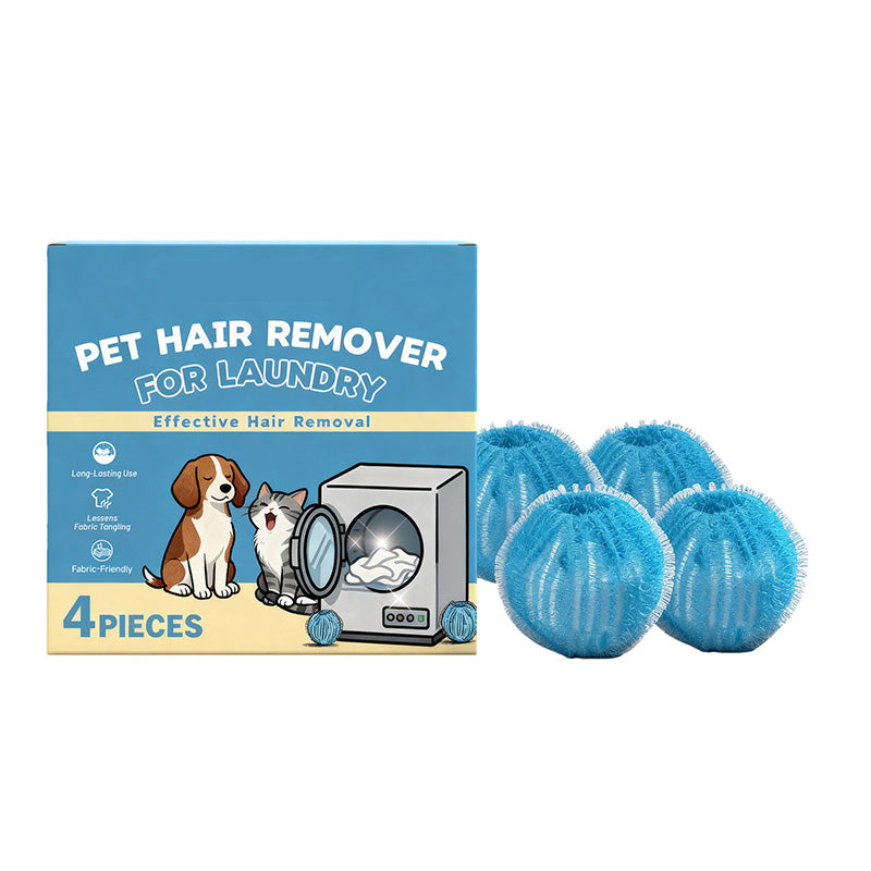 Catch Pet Hair Instantly! No-Snag Reusable Laundry Balls