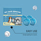 Catch Pet Hair Instantly! No-Snag Reusable Laundry Balls