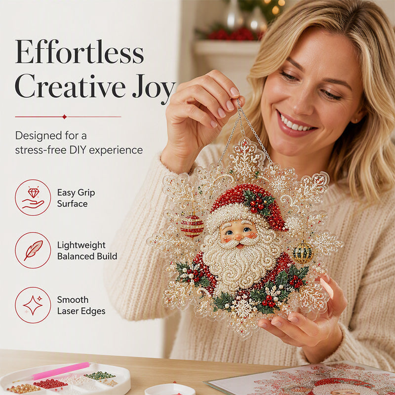 🎅Early Christmas Gift 50% OFF🎄Christmas Diamond Art Hanging Kit