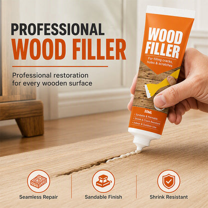 Wood Filler for Cracks and Holes