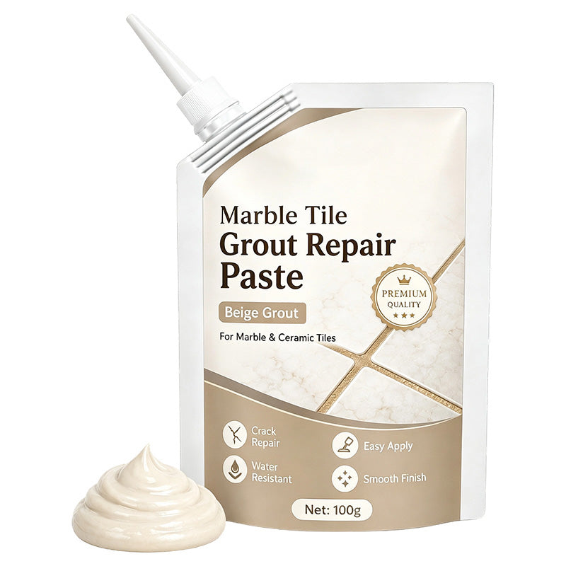 Beige Marble Tile Grout Repair Paste