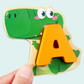 🧸 26-Piece Wooden Letter & Animal Matching Toy – Hands-On Alphabet Mastery, Vibrant Animal Illustrations & Child-Safe Design – Learning Made Fun ✨