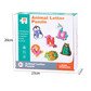 🧸 26-Piece Wooden Letter & Animal Matching Toy – Hands-On Alphabet Mastery, Vibrant Animal Illustrations & Child-Safe Design – Learning Made Fun ✨