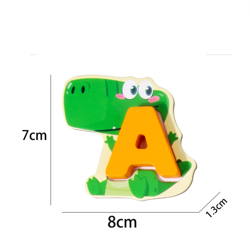🧸 26-Piece Wooden Letter & Animal Matching Toy – Hands-On Alphabet Mastery, Vibrant Animal Illustrations & Child-Safe Design – Learning Made Fun ✨