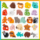 🧸 26-Piece Wooden Letter & Animal Matching Toy – Hands-On Alphabet Mastery, Vibrant Animal Illustrations & Child-Safe Design – Learning Made Fun ✨