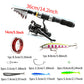Complete Travel Fishing Gear Set & Carrying Bag