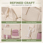 Large Capacity Multi-Pocket Canvas Tote Bag