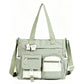 Large Capacity Multi-Pocket Canvas Tote Bag