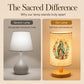 📢📢40% OFF !! ⏰Virgin Mary Pattern Wooden Table Lamp