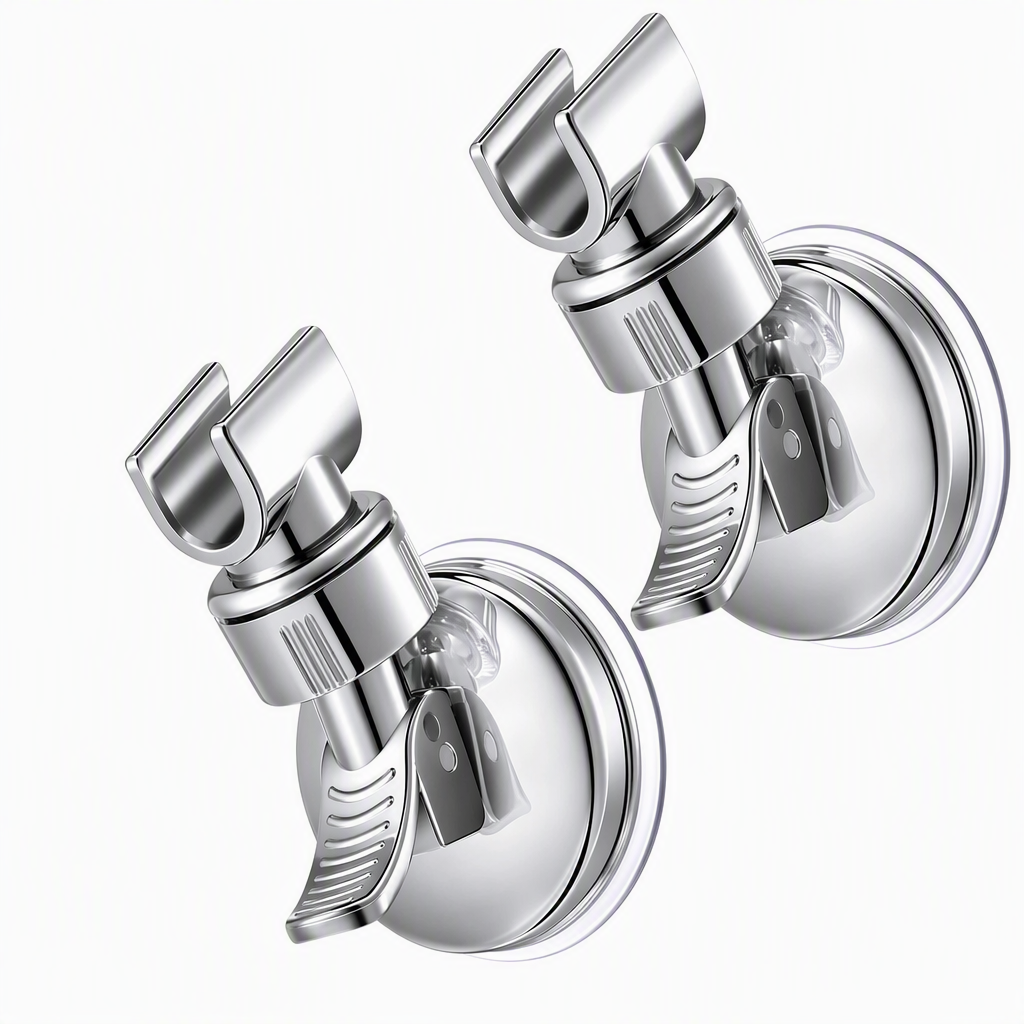 ⏳🔥LIMITED-TIME 50% OFF! ⏰🚿 Adjustable Suction Cup Shower Head Holder: Drill-Free, Multi-Angle Neck, Strong Grip, Universal Fit for Bathroom Tiles💦